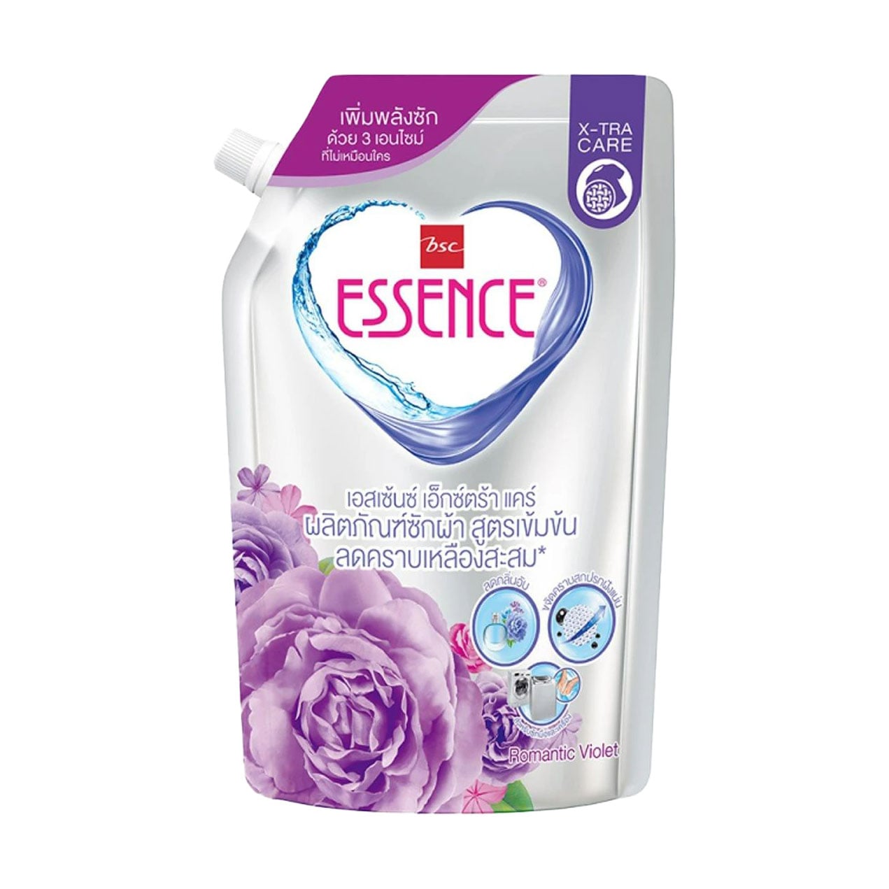 Гель-концентрат для прання Bsc Essence Romantic Violet, 600 мл (запаска)
